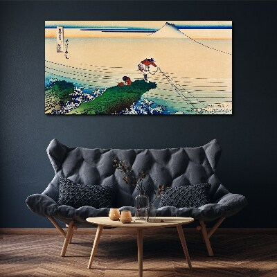 Vászonkép Ázsia óceán hegyi halász