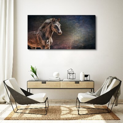 Vászonkép Absztrakt állati lovak