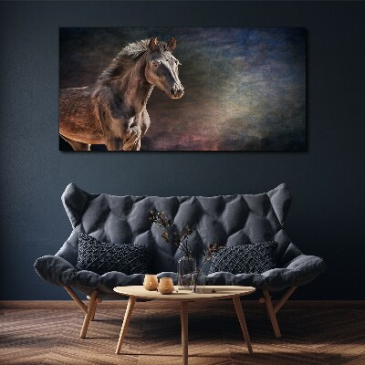 Vászonkép Absztrakt állati lovak