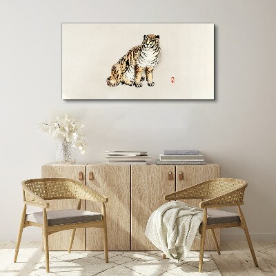 Vászonkép Állatok macska tigris