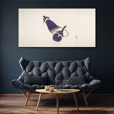 Vászonkép A zöldségek eleganciája minimalista stílusban