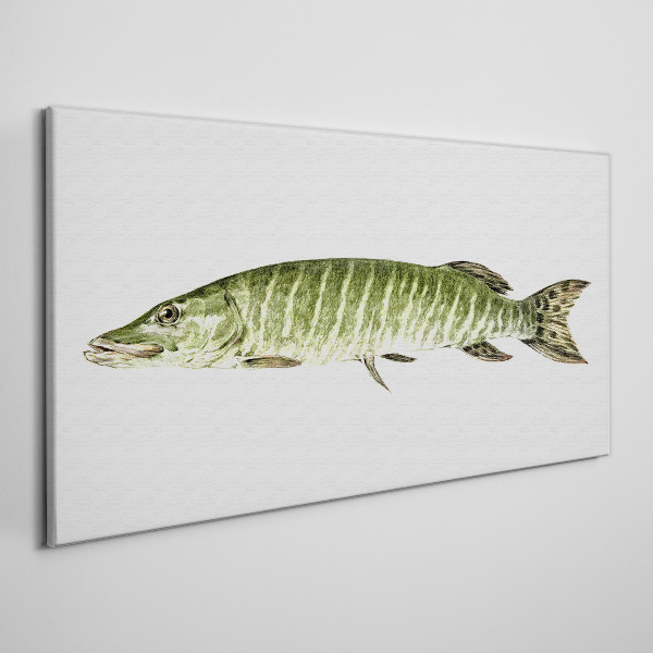 Vászonkép Muskie természetes élőhelyén
