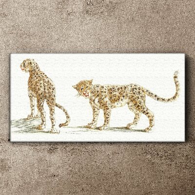 Vászonkép Állatok macskák Leopardi
