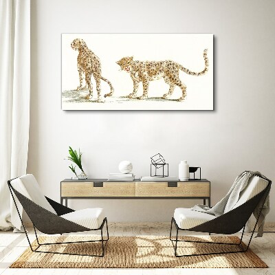Vászonkép Állatok macskák Leopardi