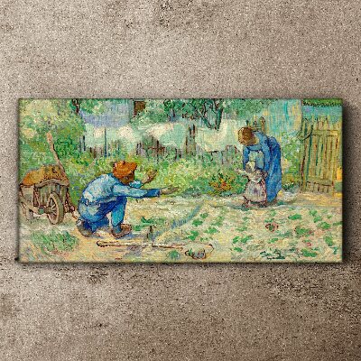 Vászonkép Van Gogh első lépései