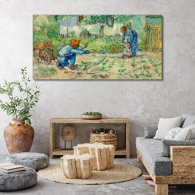Vászonkép Van Gogh első lépései