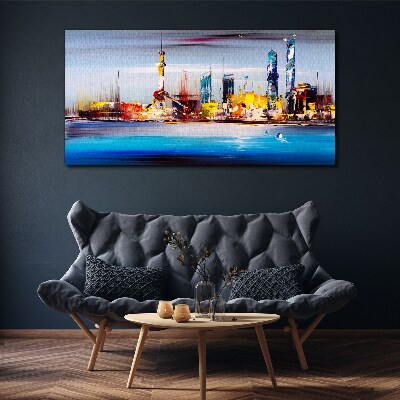 Vászonkép Modern városképi panoráma