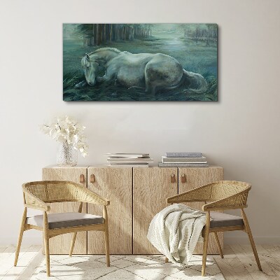 Vászonkép Erdei ló vadvilág
