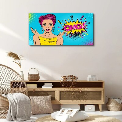 Vászonkép Pop Art meglepetés