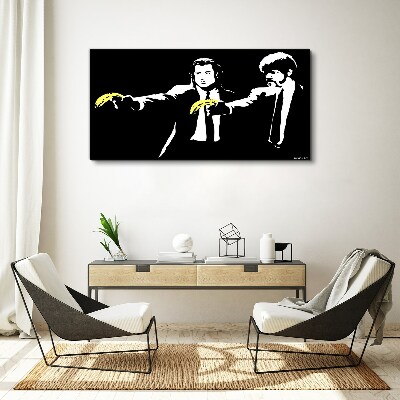Vászonkép Pop art banán