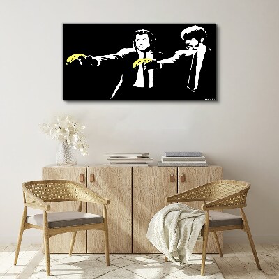 Vászonkép Pop art banán