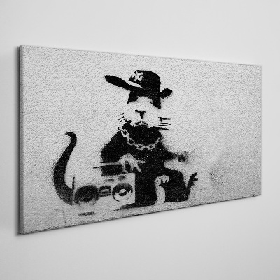 Vászonkép Hood Rat Banksy