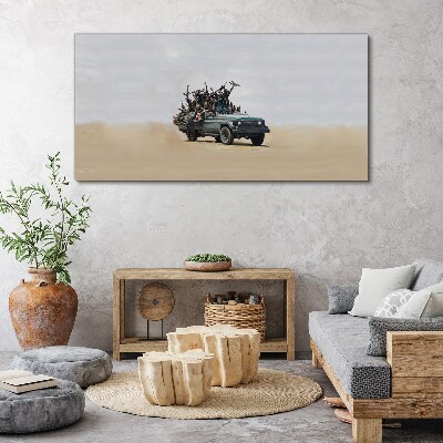 Vászonkép Banksy háború