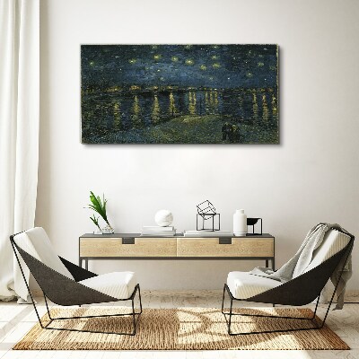 Vászonkép Csillagok a Rhone felett