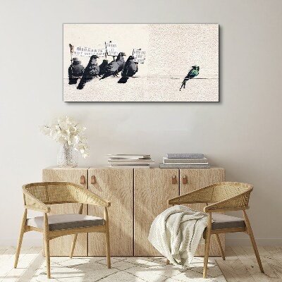 Vászonkép Madarak és a vándorlás üzenete