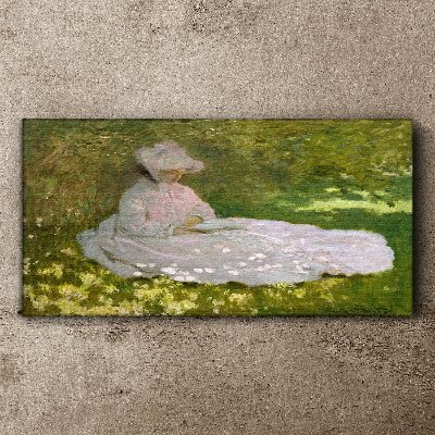 Vászonkép Béke a kertben