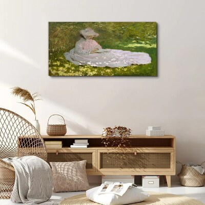 Vászonkép Béke a kertben