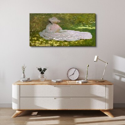 Vászonkép Béke a kertben