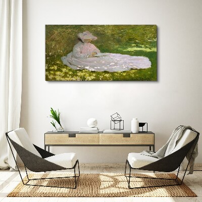 Vászonkép Béke a kertben
