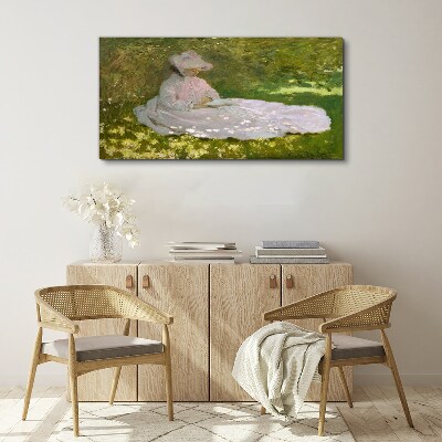 Vászonkép Béke a kertben