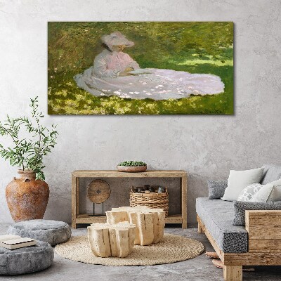 Vászonkép Béke a kertben