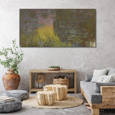 Vászonkép Arany tükröződés a vízben