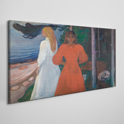 Vászonkép Hideg szél a tenger felett