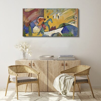 Vászonkép Mozgás és szín a tájban