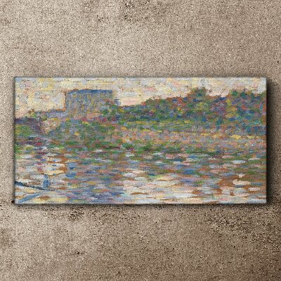 Vászonkép Tükörképek a vízen