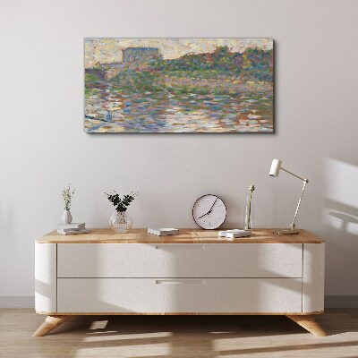 Vászonkép Tükörképek a vízen