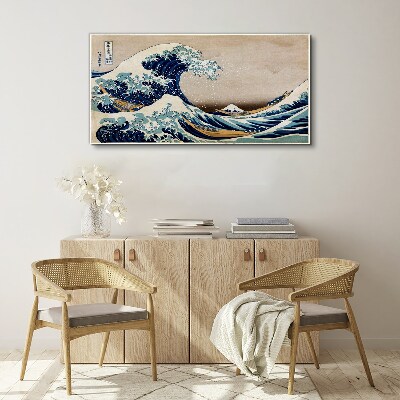 Vászonkép A nagy hullám Kanagawánál
