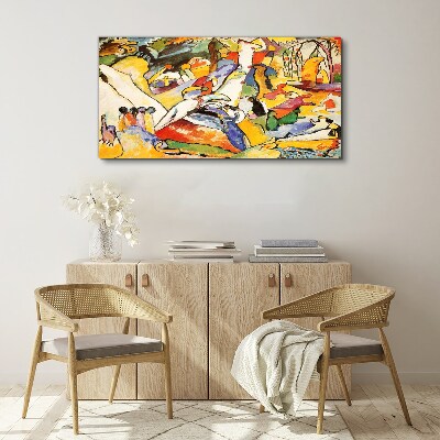 Vászonkép Az élet színes káosza