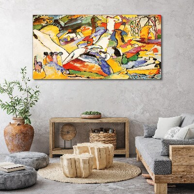 Vászonkép Az élet színes káosza