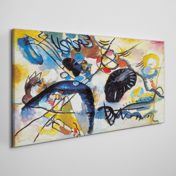 Vászonkép Absztrakt táj színek