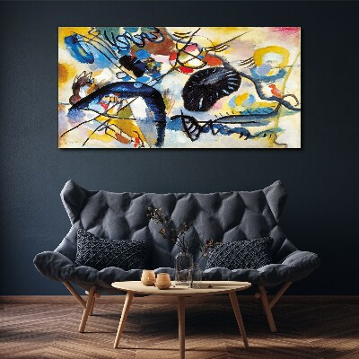 Vászonkép Absztrakt táj színek