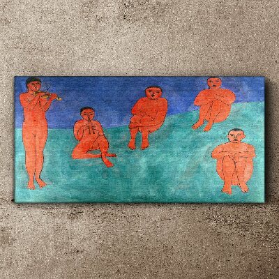 Vászonkép Zenés találkozó színesben