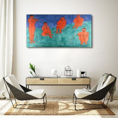 Vászonkép Zenés találkozó színesben