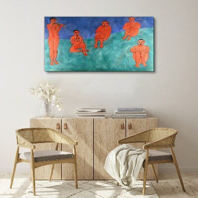 Vászonkép Zenés találkozó színesben