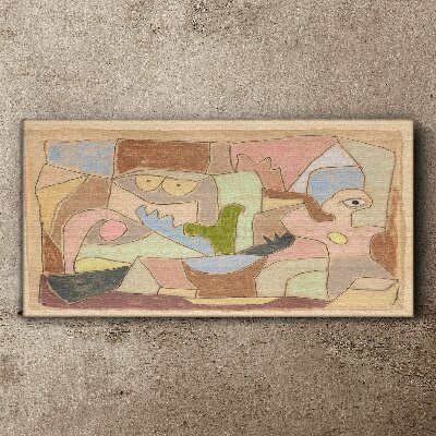 Vászonkép Absztrakt táj érzelmek