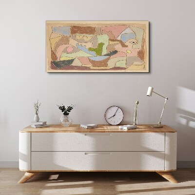 Vászonkép Absztrakt táj érzelmek