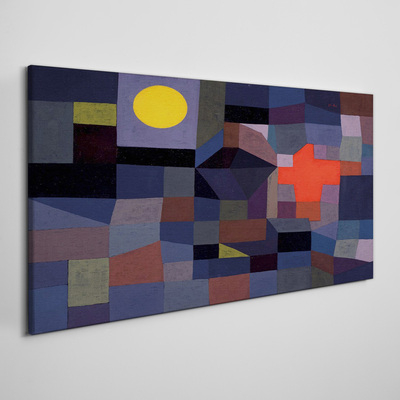 Vászonkép Absztrakt kompozíció a nappal