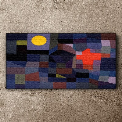 Vászonkép Absztrakt kompozíció a nappal