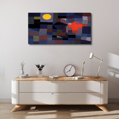 Vászonkép Absztrakt kompozíció a nappal