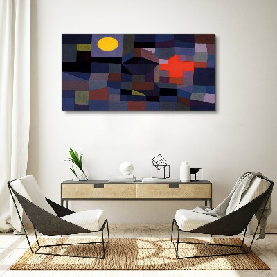 Vászonkép Absztrakt kompozíció a nappal