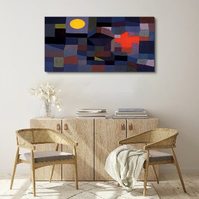 Vászonkép Absztrakt kompozíció a nappal