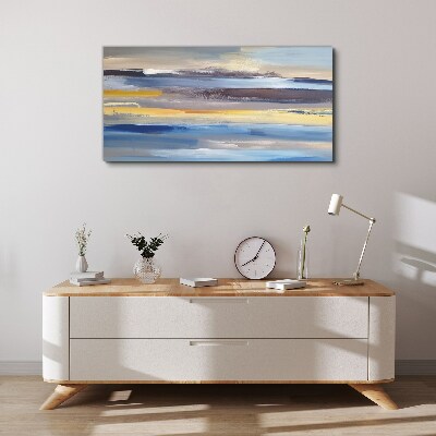 Vászonkép Nyugodt színhullámok