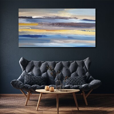 Vászonkép Nyugodt színhullámok