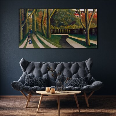 Vászonkép Séta a parkban