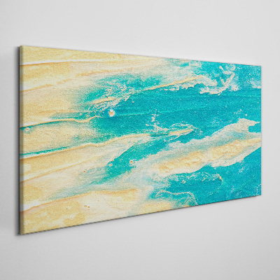 Vászonkép Óceán hullámai a homokon