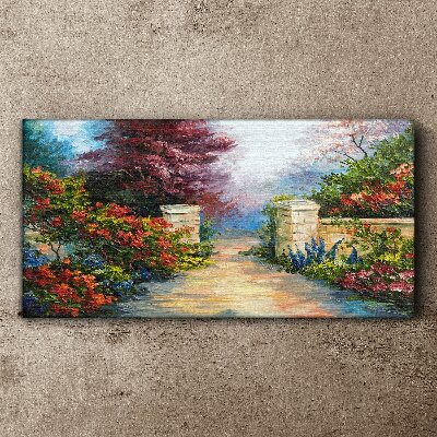 Vászonkép Virágparadicsom színekben